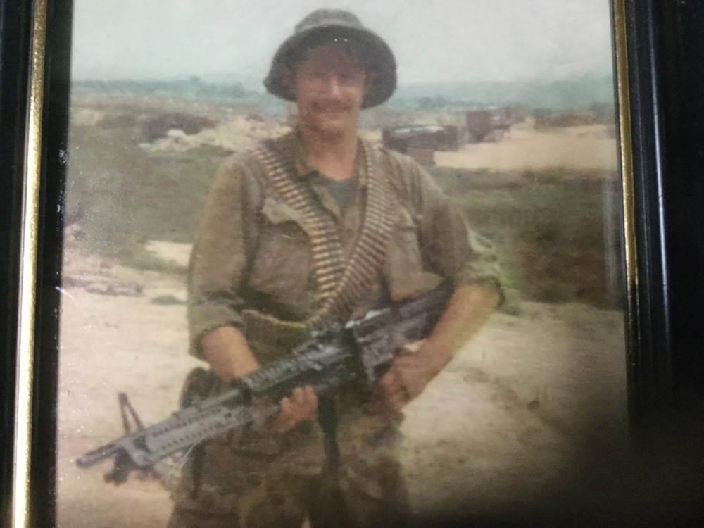 Terry in 1969 in An Hoa, Vietnam